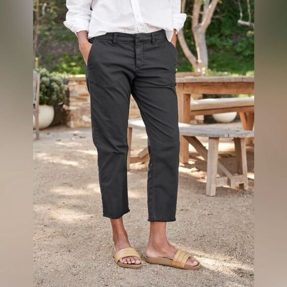 Frank & Eileen Wicklow Washed Black Pants Size 6 - Picture 1 of 7